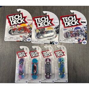 Tech Deck Lot Of 7 Skateboard Fingerboard Spin Master Krooked Primitive DGK